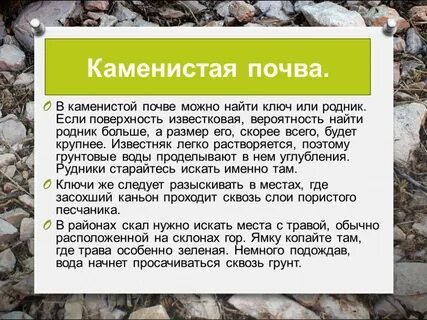 Как осваивать каменистые почвы