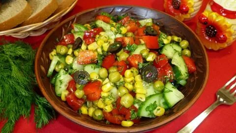 Постные салаты без масла
