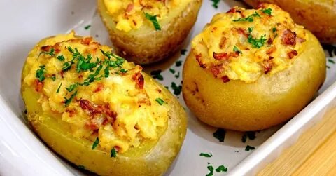 Рецепты: Фаршированная картошка