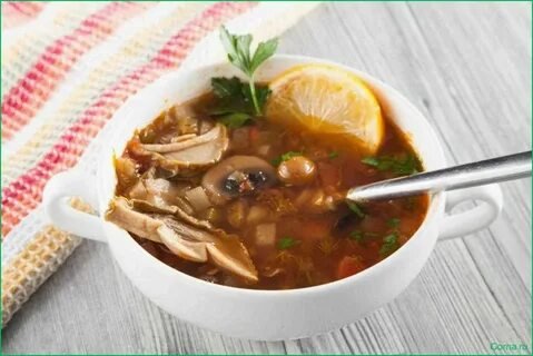 Рецепты: Грибная солянка и Порошок из белых грибов