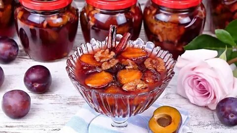 Рецепты: Сливовое варенье с бананом и «Изумрудное» варенье